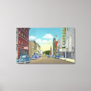 South Street View of Genesee Street Canvas Print