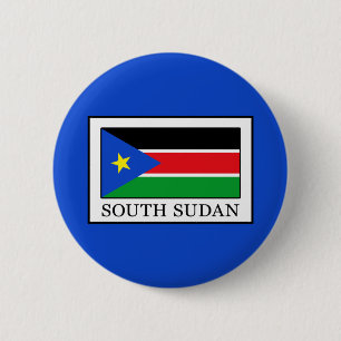 South Sudan 6 Cm Round Badge