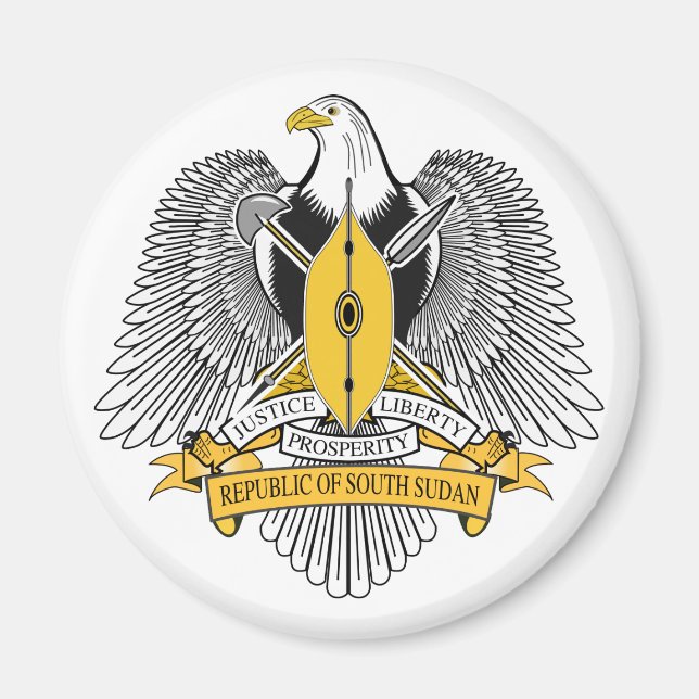 South Sudan Coat of Arms Magnet (Front)