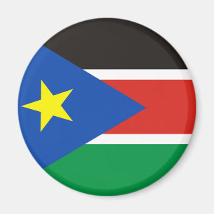 south sudan country long flag nation symbol magnet