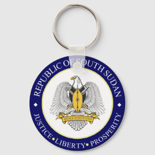 south sudan emblem key ring