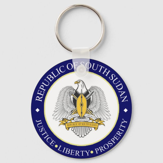 south sudan emblem key ring (Front)