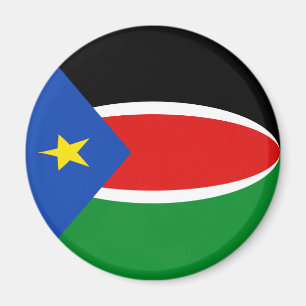 South Sudan Fisheye Flag Magnet