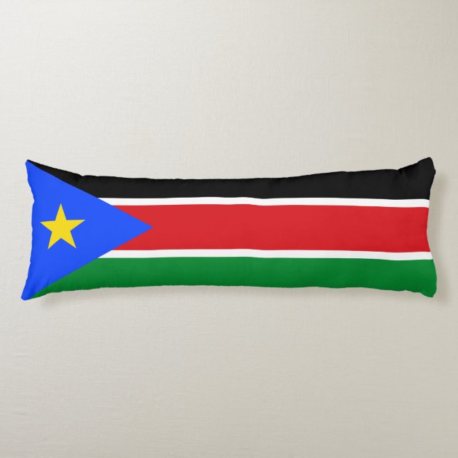 South Sudan Flag Body Cushion (Front)