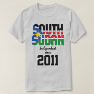 South Sudan Flag Independence Celebration T-Shirt