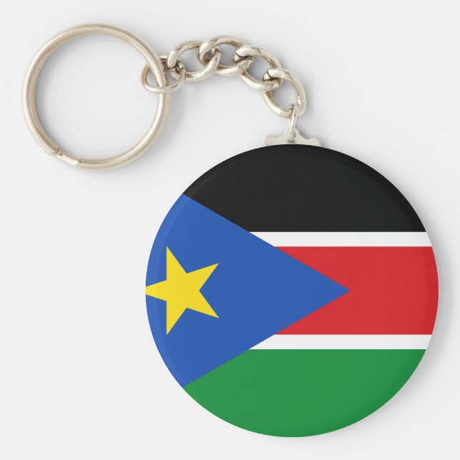 South Sudan Flag Key Ring (Front)
