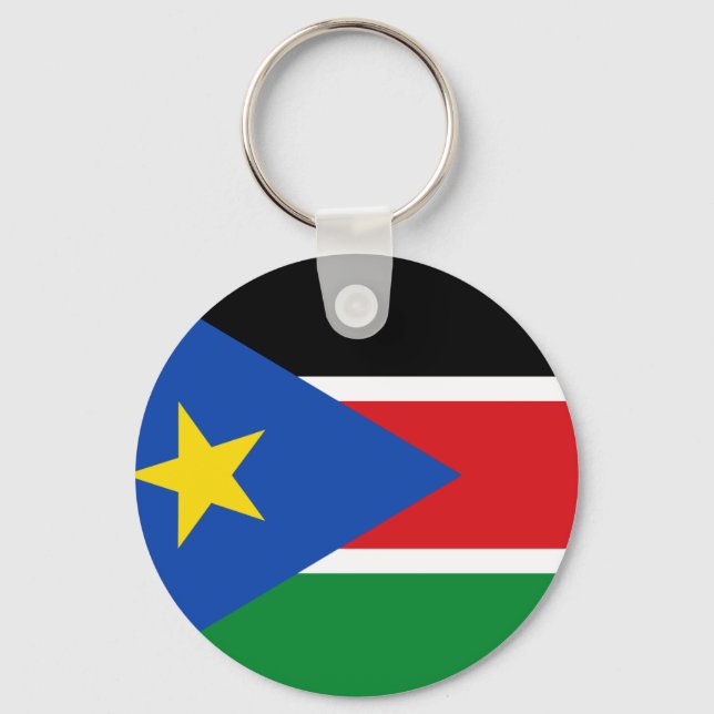 south sudan flag key ring (Front)
