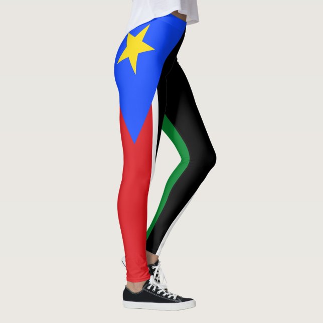 South Sudan Flag Leggings (Right)