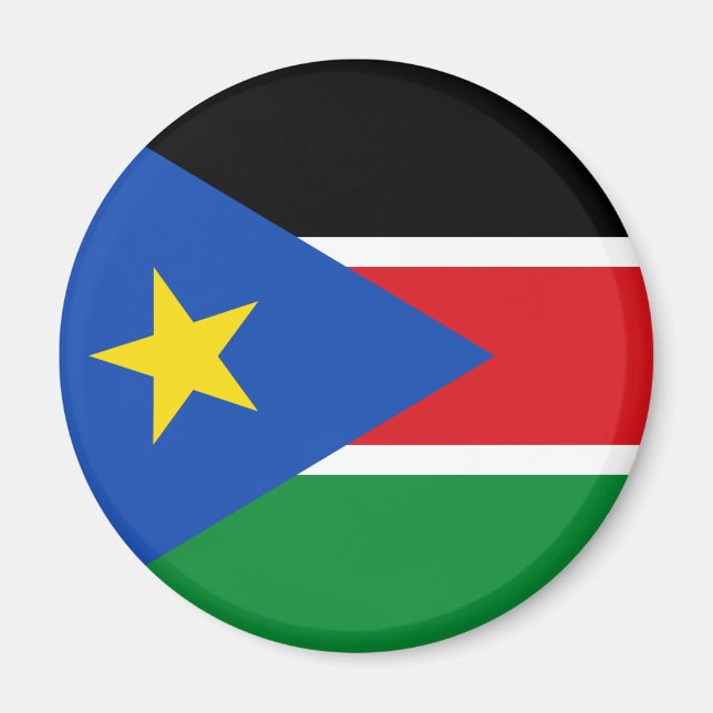 south sudan flag magnet (Front)