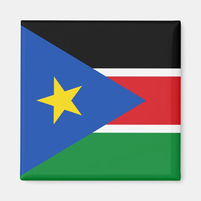 south sudan flag magnet (Front)