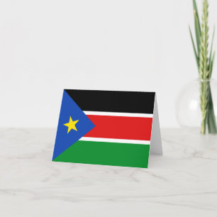 South Sudan Flag Notecard