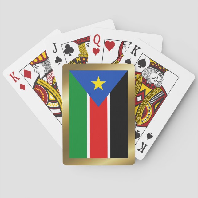 South Sudan Flag Playing Cards (Back)