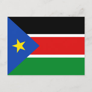 South Sudan Flag Postcard