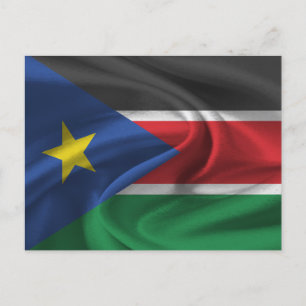 South Sudan Flag Postcard