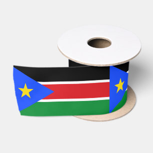 South Sudan Flag Satin Ribbon