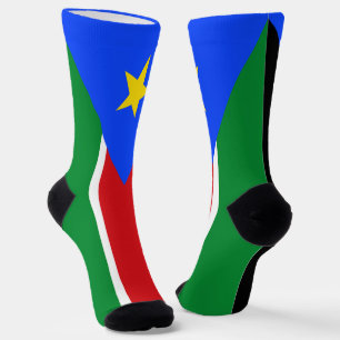 South Sudan Flag Socks
