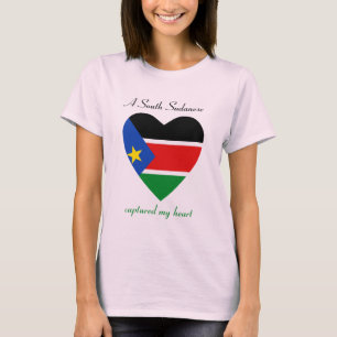 South Sudan Flag Sweetheart T-Shirt