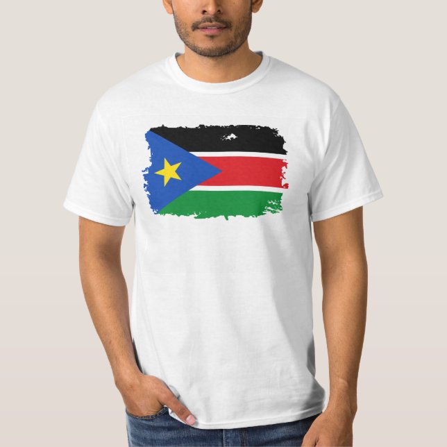 South Sudan Flag T-Shirt (Front)