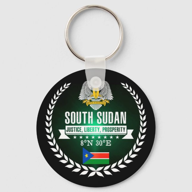 South Sudan Key Ring (Front)