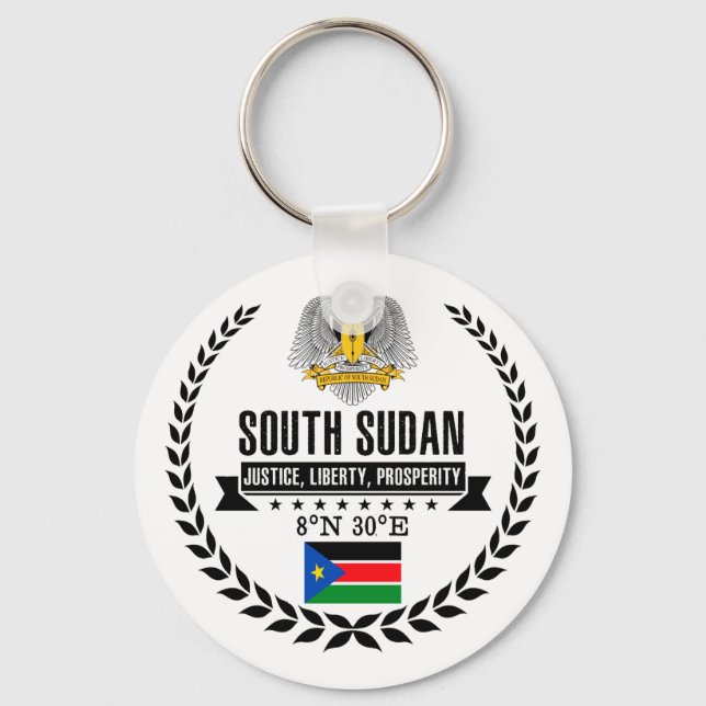 South Sudan Key Ring (Front)