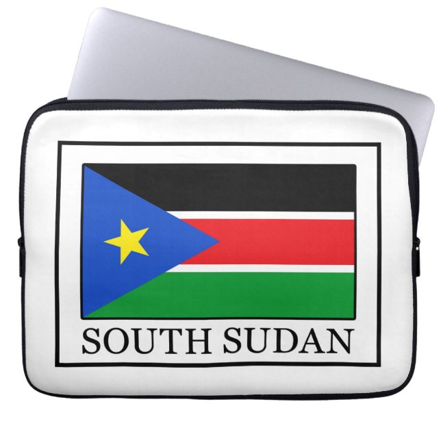 South Sudan Laptop Sleeve (Front)