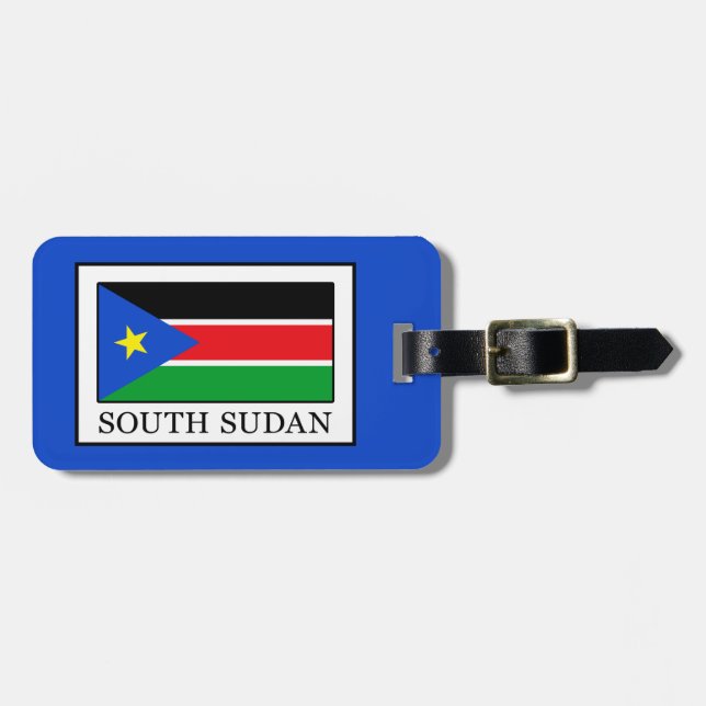 South Sudan Luggage Tag (Front Horizontal)