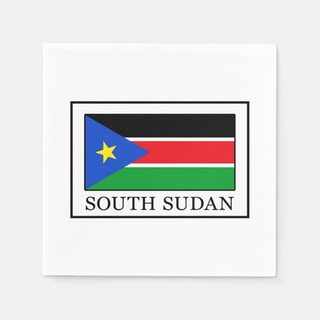 South Sudan Napkin (Front)