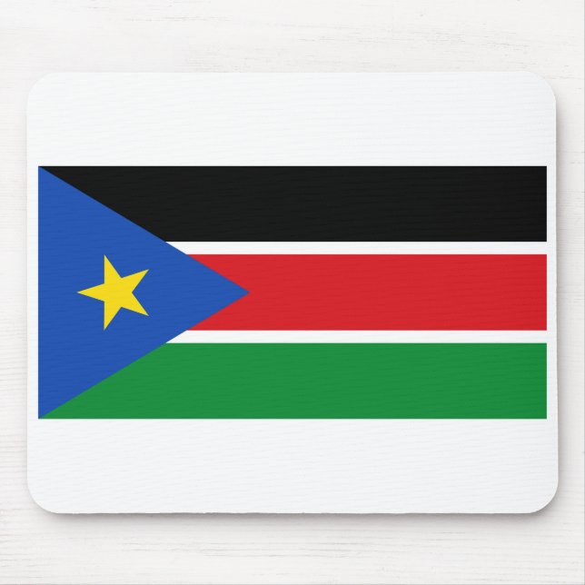 South Sudan National Flag Mouse Mat (Front)