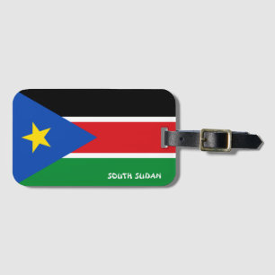 South Sudan National Flag Patriotic Luggage Tag