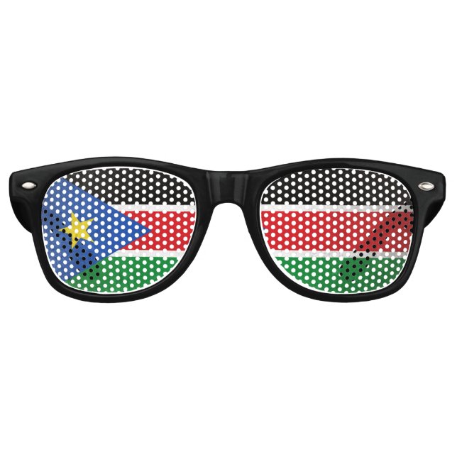 South Sudan Retro Sunglasses (Front)