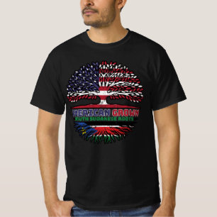 South Sudan South Sudanese American USA Tree Roots T-Shirt