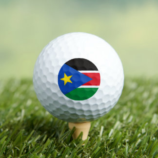 South Sudanese Flag, Flag of South Sudan Golf Balls