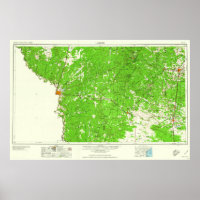 South Texas Topo Map With Laredo