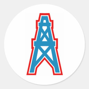 South Texas Youth Football League Alice Oilers Classic Round Sticker