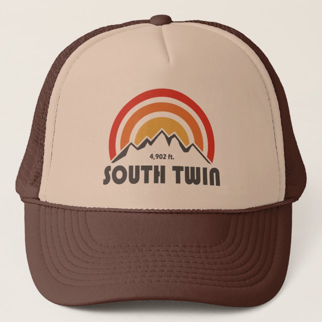 South Twin Mountain New Hampshire Trucker Hat (Front)