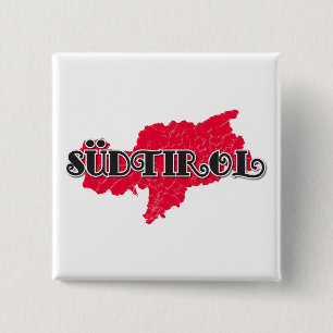 South Tyrol 15 Cm Square Badge