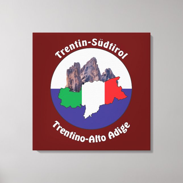 South Tyrol - Alto Adige - Italy - Italia Leinwand Canvas Print (Front)