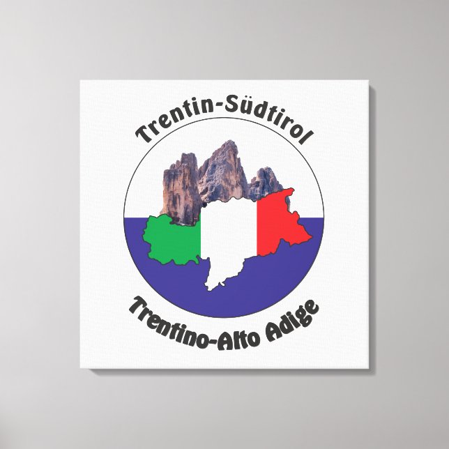 South Tyrol - Alto Adige - Italy - Italia Leinwand Canvas Print (Front)