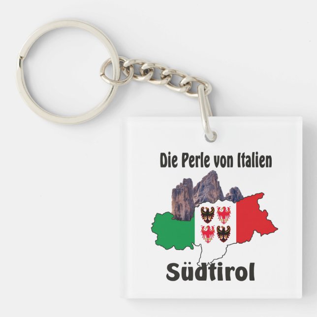 South Tyrol - Alto Adige - Italy key supporters Key Ring (Front)