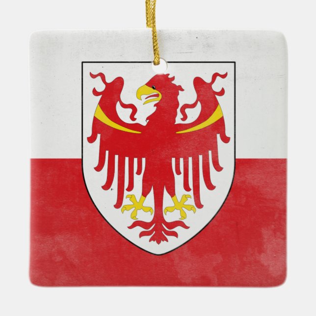 South Tyrol Ceramic Ornament (Front)