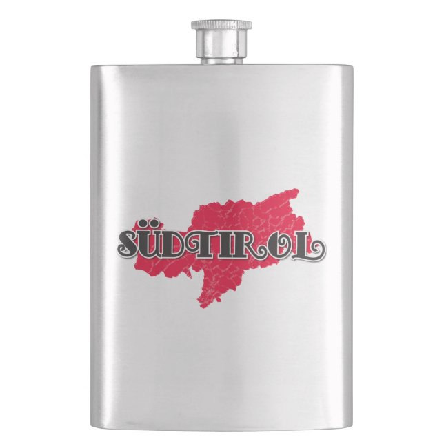 South Tyrol Hip Flask (Front)