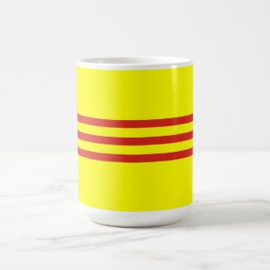 south vietnam ethnic flag coffee mug