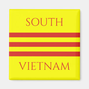 south vietnam flag magnet