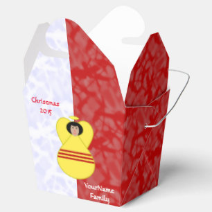 South Vietnamese Angel Flag on Red and White Favour Box