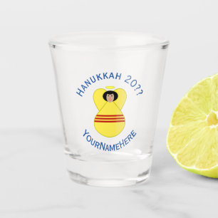 South Vietnamese Flag Hanukkah Angel Personalised  Shot Glass