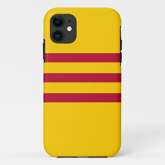 South Vietnamese Flag - Vietnam Cờ vàng ba sọc đỏ Case-Mate iPhone Case (Back)