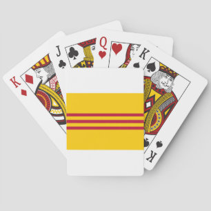 South Vietnamese Flag - Vietnam Cross Go to ng ba  Playing Cards