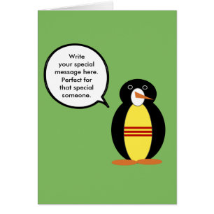 South Vietnamese Talking Ms Penguin Personalised