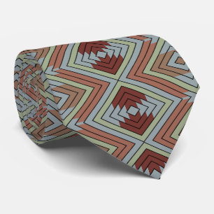 South West American Indian Style Patterned Art Tie