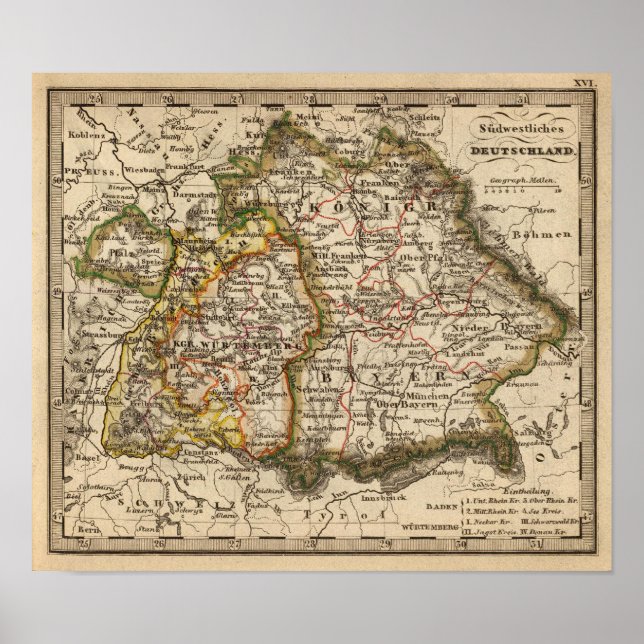 South West Germany Poster (Front)